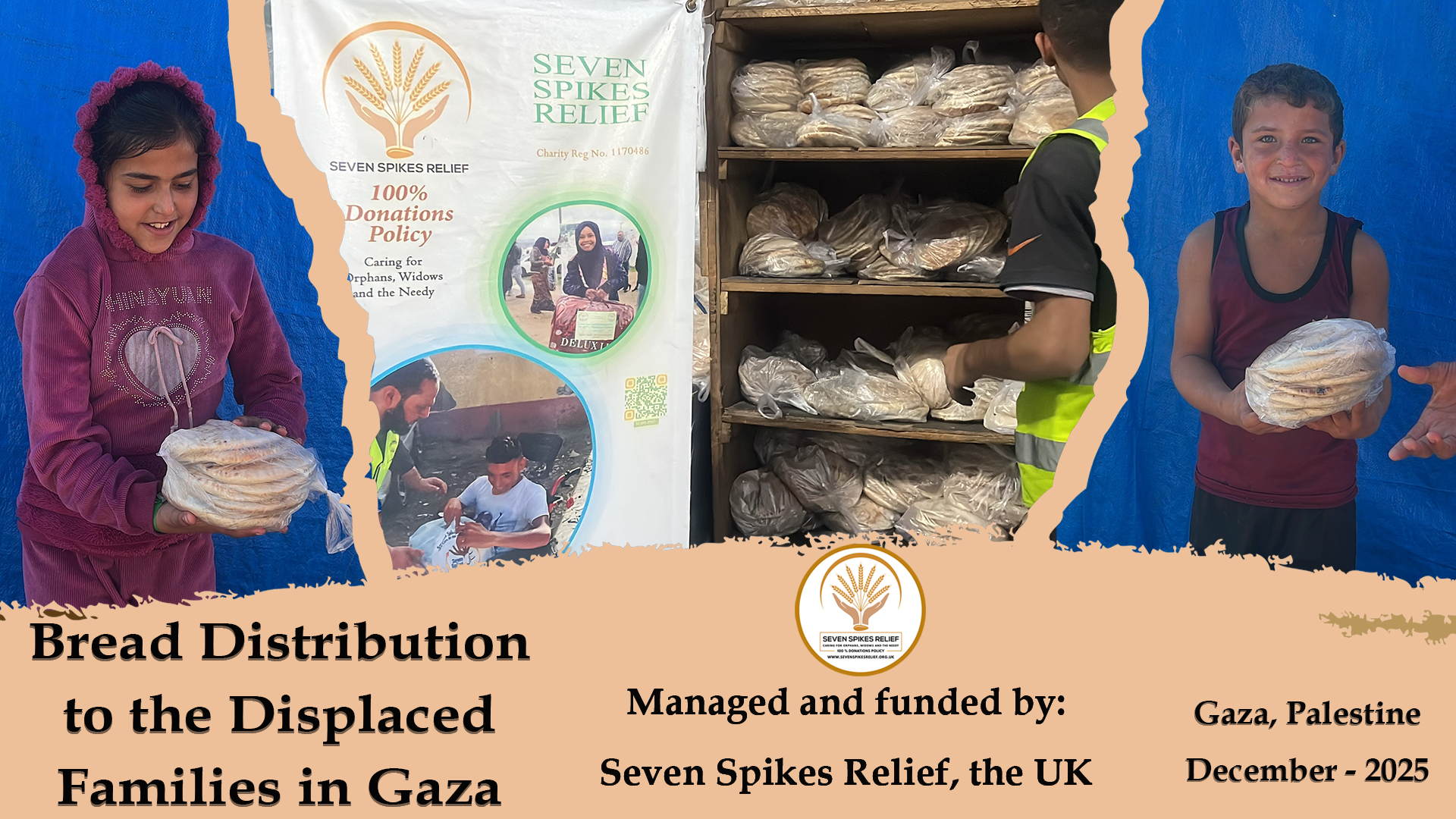 Bread Distribution (111) to the Displaced Families in Gaza