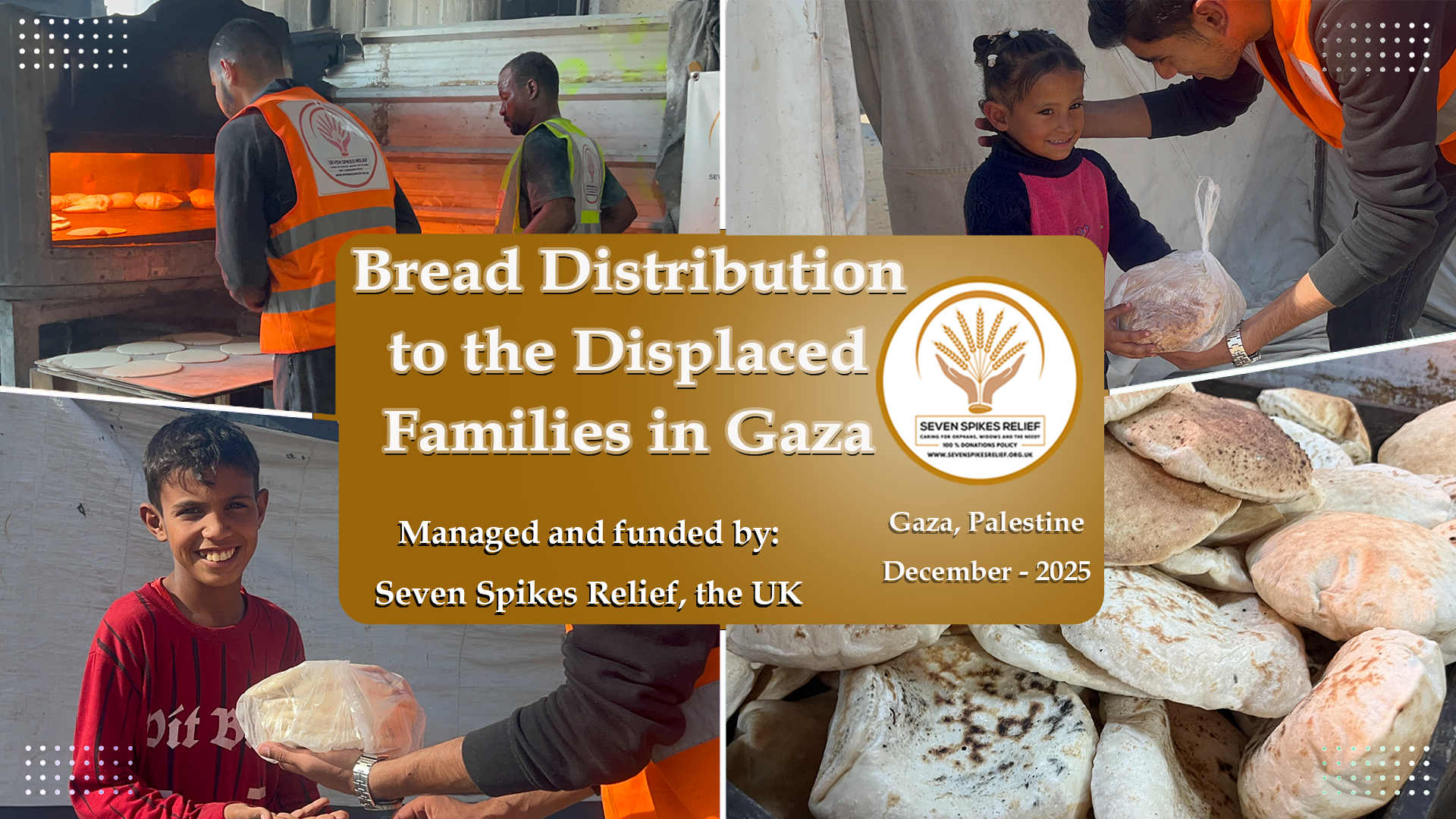 Bread Distribution (114) to the Displaced Families in Gaza